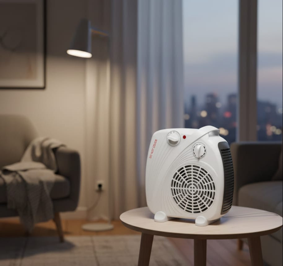 Portable Electric Fan Heater SECO SG 0.12 – 600W/1200W Mini Heater